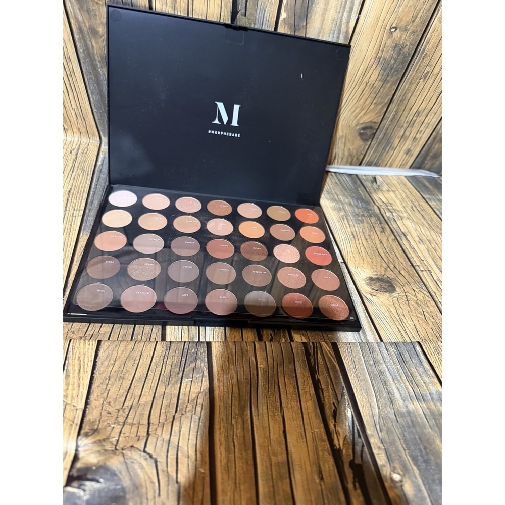 Morphe 35O Nature Glow Artistry Palette 35 Eyeshadow Shades Matte Shimmer Warm - Picture 4 of 11